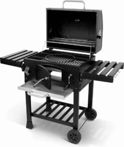 Alice's Garden Houtskool BBQ Bernard - Smoker - Verstelbare Houtskoolbak - Zwart -Keukengerei Winkel 1014x1200 1