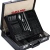 Swiss Pro+ Bestekset In Koffer-72 Delig-12 Persoons-Zwitsers Kwaliteit-Complete Set-100% Roestvrijstaal- Zwart -Keukengerei Winkel 1075x1200 1