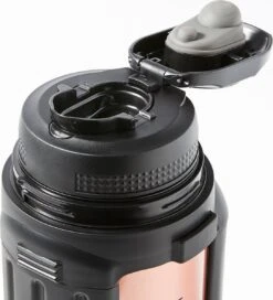 Lock&Lock Thermoskan - Isoleerkan - Thee En Koffie - Lekvrij - 1,5 Liter - RVS - Inklapbaar Handvat - Koper Roze -Keukengerei Winkel 1088x1200
