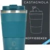 Castagnola Design RVS Koffiebeker To Go - Blauw - 380ml - Thermosbeker - Theebeker -Keukengerei Winkel 1115x1200