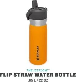 Stanley The IceFlow™ Flip Straw Water Bottle 0,65L - Thermosfles - Saffron -Keukengerei Winkel 1120x1200 1