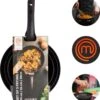 Masterchef Koekenpannen | Koekenpannenset 3 Stuks | Ø 20, 24 En 28 Cm | Geschikt Voor Verschillende Warmtebronnen | Inductie, Elektrisch, Gas En Keramisch Pannenset | Braadpannen | Vrij Van PFOA -Keukengerei Winkel 1138x1200 1