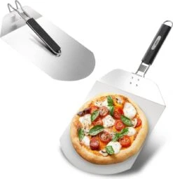 Bighorn Pizzaschep Voor BBQ En Oven-Inklapbare Handgreep -Pizzasnijder- Edelstaal -geschikt Als Broodschep En Ovenschep - SRPT01 -Keukengerei Winkel 1163x1200 4