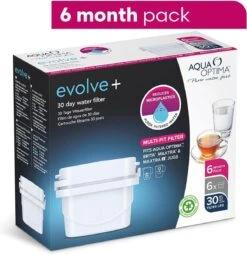 Aqua Optima Evolve+ Single Life - Wit - 6x 100 Liter -Keukengerei Winkel 1165x1200 1