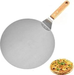 Luxe Pizzaschep Voor Verse Pizza - Extra Groot - RVS 30CM - Grote Pizza Schep Voor Oven Of BBQ Barbecue - Hout Handvat - Pizzaspatel Voor Zelfgemaakte Ovenpizza -Keukengerei Winkel 1180x1200