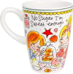 Blond Amsterdam Even Bijkletsen Beker XL 500 Ml - Mint Rand 9 Blond Amsterdam Even Bijkletsen Beker XL 500 Ml - Mint Rand -Keukengerei Winkel 1183x1200 1