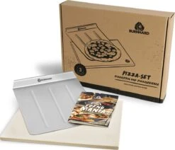 Burnhard Pizzasteen 38 X 30 X 1,5 Cm + Pizzaschep -Keukengerei Winkel 1200x1032 1