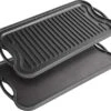 Nuovva Dubbelzijdig Gietijzeren Grillplaat - 50cm X 26cm -Keukengerei Winkel 1200x1091