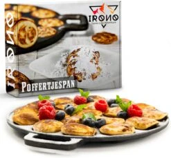 IRONO Poffertjespan Set - Incl. Doseerfles, Kwast En Vork - Poffertjespan Inductie En Electrisch - Poffertjesmaker 19 Poffertjes - Poffertjes Maken - Spuitfles - Cadeau Voor Mannen En Vrouwen -Keukengerei Winkel 1200x1113 1