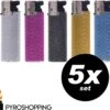 Pyroshopping Diamond Lighters – Set Van 5 Stuks – Navulbare Stormaanstekers - Windproof Gasaanstekers -Keukengerei Winkel 1200x1114 1