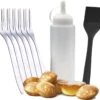 Ocina Poffertjespan Accessoires Set - Doseerfles - Poffertjes Spuitfles - 6x Poffertjes Vork - Kwast - Siliconen Kwast - Bakkwast - Gratis Poffertjes E-Book 1 Ocina Poffertjespan Accessoires Set - Doseerfles - Poffertjes Spuitfles - 6x Poffertjes Vork - Kwast - Siliconen Kwast - Bakkwast - Gratis Poffertjes E-Book -Keukengerei Winkel 1200x1148