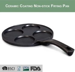 Pancake Pannenkoekenpan 4 Kop Marmeren Anti Aanbaklaag -Keukengerei Winkel 1200x1153