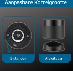 GOV Elektrische Peper- En Zoutmolen Zwart XL Set Oplaadbaar - Pepermolen - Peper En Zoutstel -Keukengerei Winkel 1200x1162 6