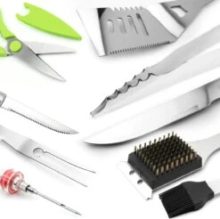 Saveur Royal® 35-delige Barbecue Gereedschapset In Roestvrij Staal - BBQ Grill Set Met Draagtas - Barbecuegerei-sets - Barbecue Accessoires Gereedschap - 35-delig -Keukengerei Winkel 1200x1195 4