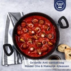 Westinghouse Hapjespan Inductie - Ø 32 Cm - Zwart Marmer - Met Deksel 17 Westinghouse Hapjespan Inductie - Ø 32 Cm - Zwart Marmer - Met Deksel -Keukengerei Winkel 1200x1200 118