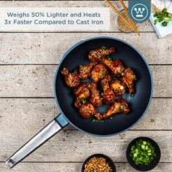 Westinghouse Performance Series - Wokpan Inductie - 28cm Luxe Wok Met Deksel - Blauw - Geschikt Voor Alle Warmtebronnen 17 Westinghouse Performance Series - Wokpan Inductie - 28cm Luxe Wok Met Deksel - Blauw - Geschikt Voor Alle Warmtebronnen -Keukengerei Winkel 1200x1200 228