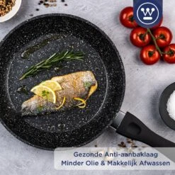 Westinghouse Koekenpan Inductie - Ø 24 Cm - Zwart Marmer - Geschikt Voor Alle Warmtebronnen 15 Westinghouse Koekenpan Inductie - Ø 24 Cm - Zwart Marmer - Geschikt Voor Alle Warmtebronnen -Keukengerei Winkel 1200x1200 291