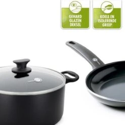 GreenPan Cambridge Koekenpan 26cm - Zwart - Inductie - PFAS-vrij -Keukengerei Winkel 1200x1200 34
