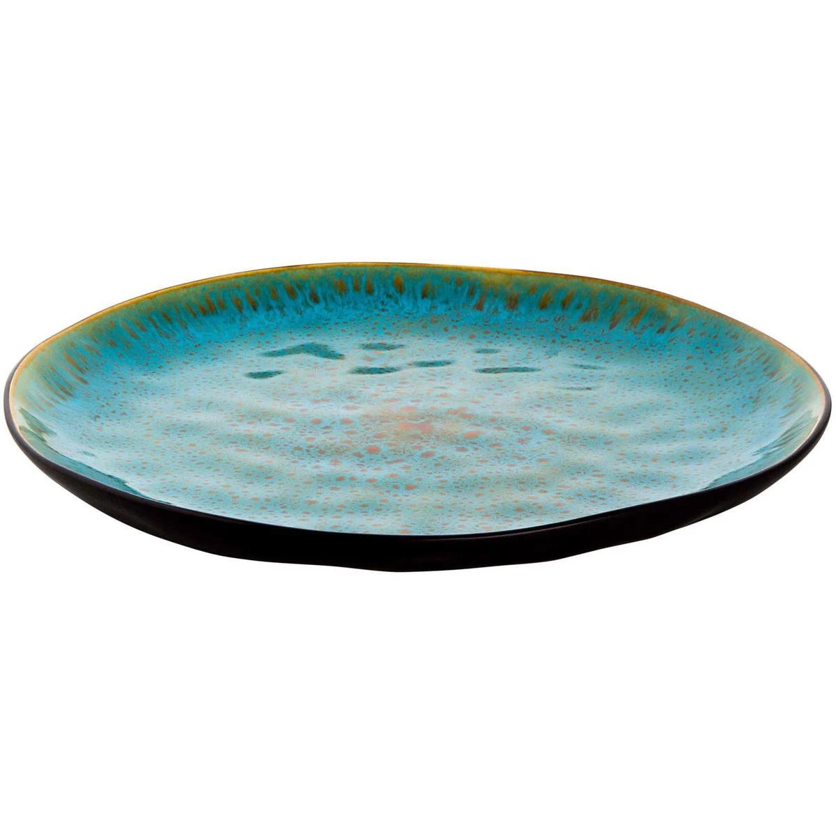 Palmer Serviesset Lotus Stoneware 6-persoons 24-delig Zwart Turquoise 5 Palmer Serviesset Lotus Stoneware 6-persoons 24-delig Zwart Turquoise - Afbeelding 3