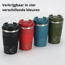 Castagnola Design RVS Koffiebeker To Go - Blauw - 380ml - Thermosbeker - Theebeker -Keukengerei Winkel 1200x1200 502