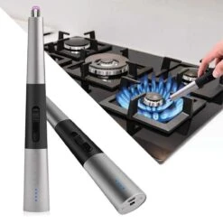 Allkinds Lange Elektrische Plasma Aansteker - USB Oplaadbaar - Vlamloze Elektrische Aansteker Voor Keuken, Kaars, BBQ Of Openhaard - Zwart - In- En Outdoor - Chique Design -Keukengerei Winkel 1200x1200 569