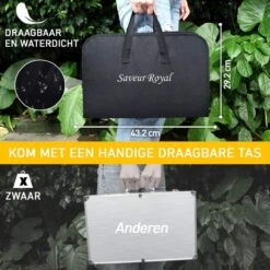 Saveur Royal® 35-delige Barbecue Gereedschapset In Roestvrij Staal - BBQ Grill Set Met Draagtas - Barbecuegerei-sets - Barbecue Accessoires Gereedschap - 35-delig -Keukengerei Winkel 1200x1200 604