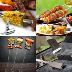 Saveur Royal® 35-delige Barbecue Gereedschapset In Roestvrij Staal - BBQ Grill Set Met Draagtas - Barbecuegerei-sets - Barbecue Accessoires Gereedschap - 35-delig -Keukengerei Winkel 1200x1200 605