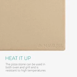 Navaris Pizzasteen XL Voor Oven En Barbecue - Rechthoekige Pizzaplaat 38 X 30 Cm - Inclusief Pizzaschep Met Extra Lang Handvat En Receptenboek -Keukengerei Winkel 1200x1200 631