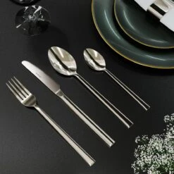 Nevana Bestekset - 24 Delig - 18/10 Edelstaal - Bestek - Lepels, Messen, Vorken -Keukengerei Winkel 1200x1200 684