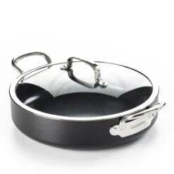 GreenPan Barcelona Infinity Pro Hapjespan Met Deksel 30cm - Zwart - Inductie - PFAS-vrij -Keukengerei Winkel 1200x1200 71