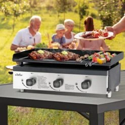 Bighorn Plancha Grill - Gasbarbecue – Tabletop – Draagbaar – 3 Branders -Keukengerei Winkel 1200x1200 719