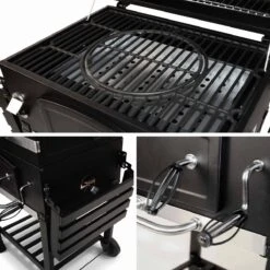 Alice's Garden Houtskool BBQ Bernard - Smoker - Verstelbare Houtskoolbak - Zwart -Keukengerei Winkel 1200x1200 757