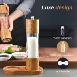 VAIVE Peper En Zoutmolen Set - Pepermolen -Keukengerei Winkel 1200x1200 764