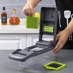 Merkloos Mandoline – Multifunctionele Groentesnijder – Nicer Dicer -Keukengerei Winkel 1200x1200 788