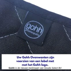 Gohh 2 Canvas Ovenhandschoenen Ovenwanten Zwart - 33 Cm (tot 300 Graden) -Keukengerei Winkel 1200x1200 794
