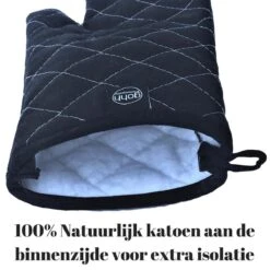 Gohh 2 Canvas Ovenhandschoenen Ovenwanten Zwart - 33 Cm (tot 300 Graden) -Keukengerei Winkel 1200x1200 795