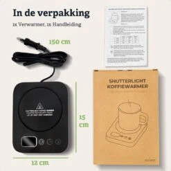 Shutterlight Verwarmde Onderzetter – Tot 85°C – 9 Standen – Timer – Warmhoudplaat Voor Mok Thee & Koffie – Mug Heating Plate – Cup Warmer 17 Shutterlight Verwarmde Onderzetter – Tot 85°C – 9 Standen – Timer – Warmhoudplaat Voor Mok Thee & Koffie – Mug Heating Plate – Cup Warmer -Keukengerei Winkel 1200x1200 913