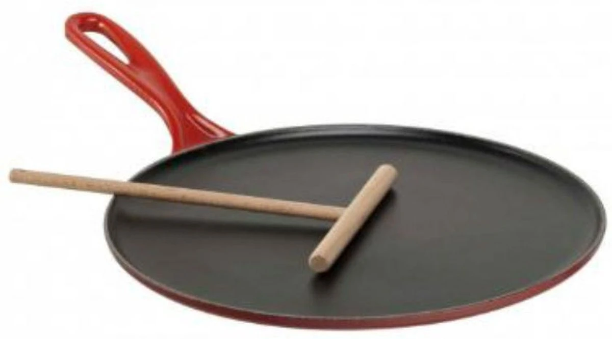 Le Creuset Pannenkoekenpan 27cm Kersenrood 3 Le Creuset Pannenkoekenpan 27cm Kersenrood