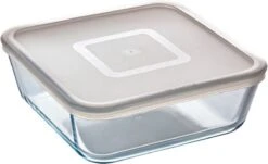 Pyrex - Cook & Freeze Schaal Vierkant Met Deksel 15 X 15cm - Transparant -Keukengerei Winkel 1200x733 2