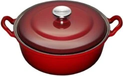 Le Creuset Braadpan Faitout Tradition Kersenrood - ø 24 Cm / 3 Liter -Keukengerei Winkel 1200x745