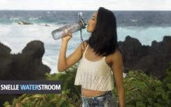 Swilix ® Drinkfles - 1 Liter - Drinkfles Met Tijdmarkering - Grijs -Keukengerei Winkel 1200x750 3