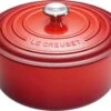 Le Creuset Signature Braadpan - 4,2 L - 24 Cm - Kersenrood -Keukengerei Winkel 1200x751