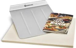 Burnhard Pizzasteen 38 X 30 X 1,5 Cm + Pizzaschep -Keukengerei Winkel 1200x759
