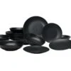 Buccan Borden Set - Matt Onyx - Zwart - 18pcs -Keukengerei Winkel 1200x797