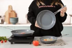 Swiss Pro+ - Koekenpannenset - 3 Delig - Keramisch - Inductie - Milieuvriendelijk - PFAS - PFOA Vrij - Sapphire Green -Keukengerei Winkel 1200x799 16