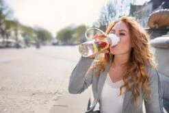 Mepal – Drinkfles JustWater – 500 Ml – Nordic Green – Waterfles – Drinkt Als Een Glas – Lekvrij -Keukengerei Winkel 1200x800 133