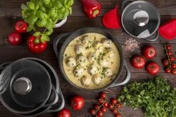 Smile 10-Delige Pannenset - Anti Aanbaklaag - Vaatwasser Bestendig - Zwart - MGK-17 -Keukengerei Winkel 1200x800 61