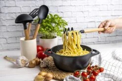 Smile 10-Delige Pannenset - Anti Aanbaklaag - Vaatwasser Bestendig - Zwart - MGK-17 -Keukengerei Winkel 1200x800 63