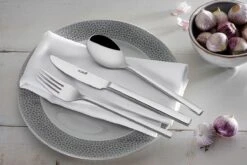 Sola Bestekset Montreux - Modern - 12 Persoons - 100 Delig - Zilverwit Edelstaal 18/10 - RVS - Zilver -Keukengerei Winkel 1200x801 10