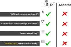 LeRijn® Serviesset Deventer 6 Persoons - 18 Delig - Licht Crème Wit Met Gouden Rand En Motief - Dinerborden - Soepborden - Dessertborden - Borden Servies - Bordenset -Keukengerei Winkel 1200x802 3